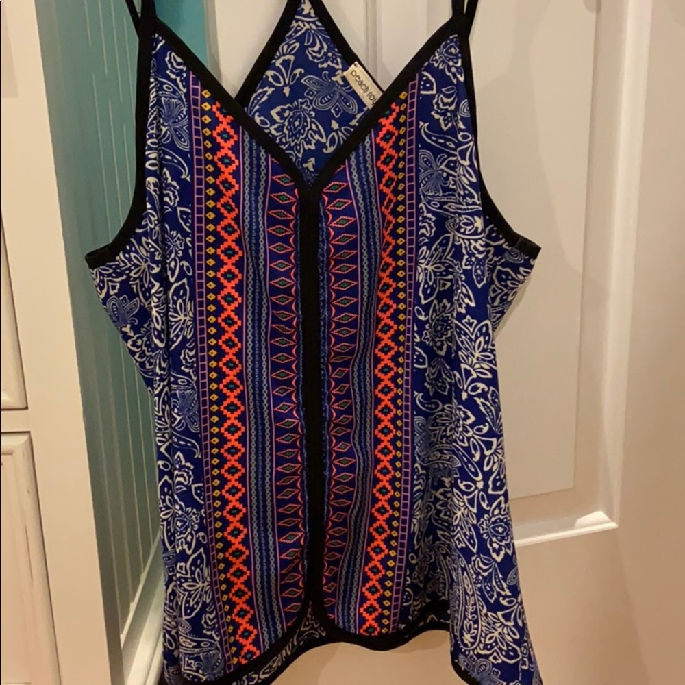 Spaghetti strap tank top